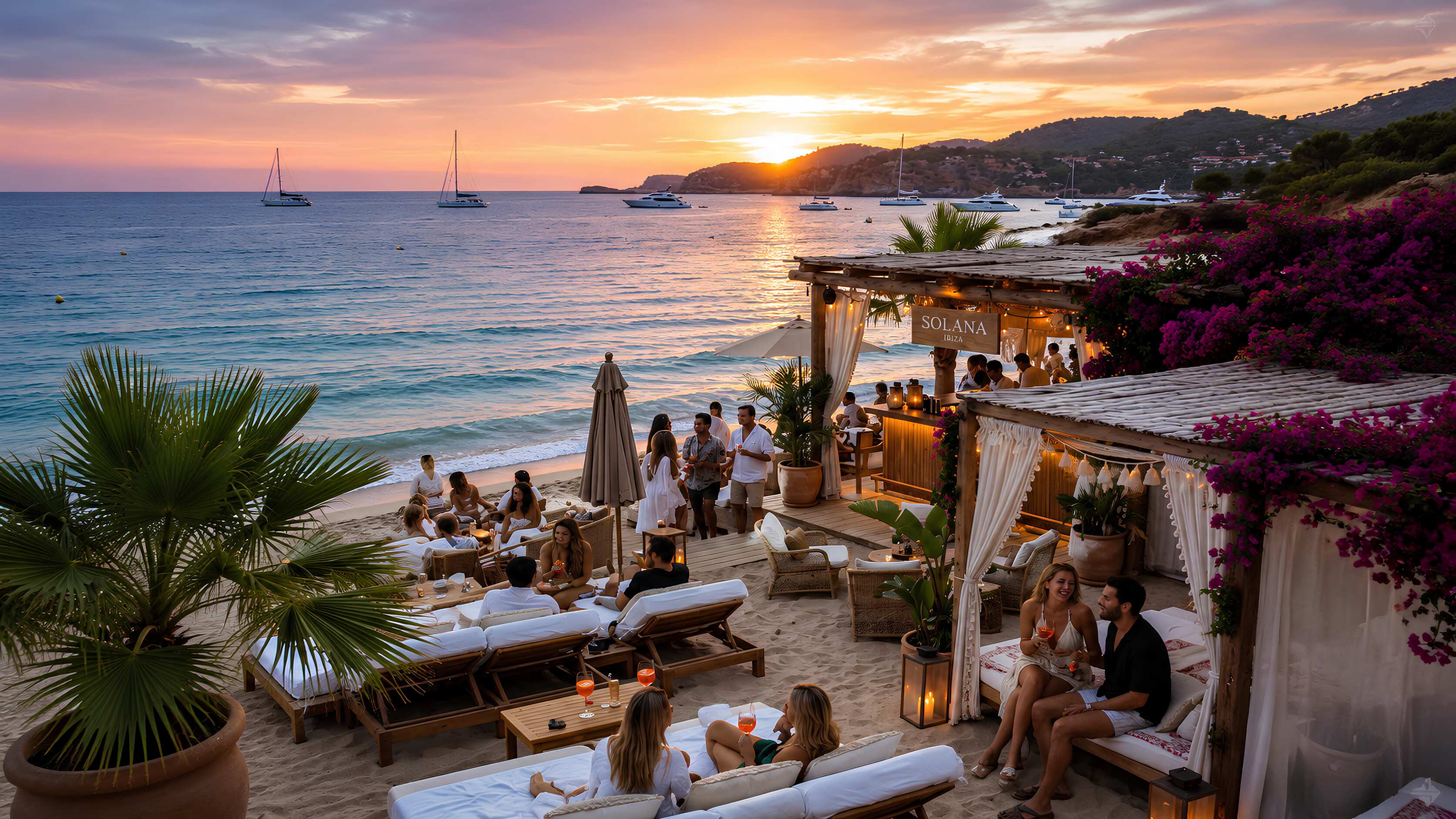 Beach Club in Spain